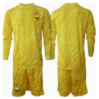 Maglia Calcio Francia Portiere Prima Divisa Bambino Europei 2024 Manica Lunga (+ pantaloncini)